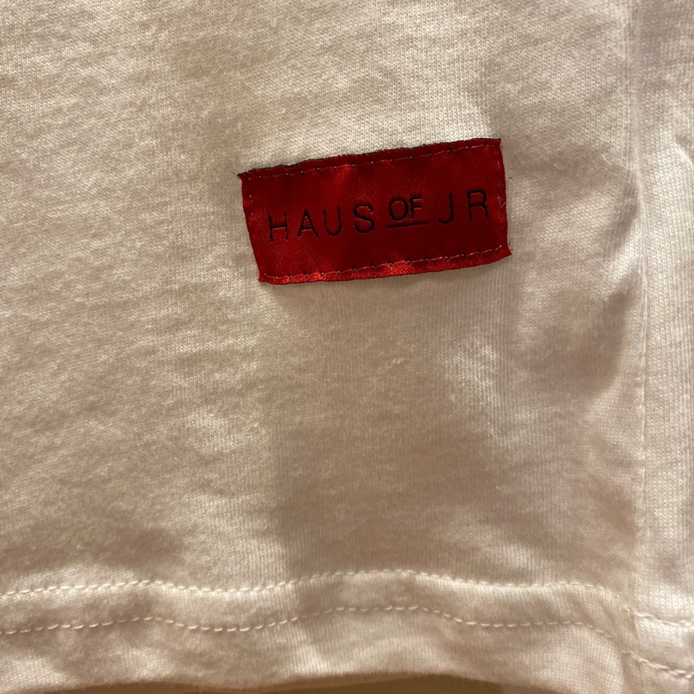 Haus of Jr WHITE Gerrell Tee Sz 12 NWOT - Picture 7 of 10